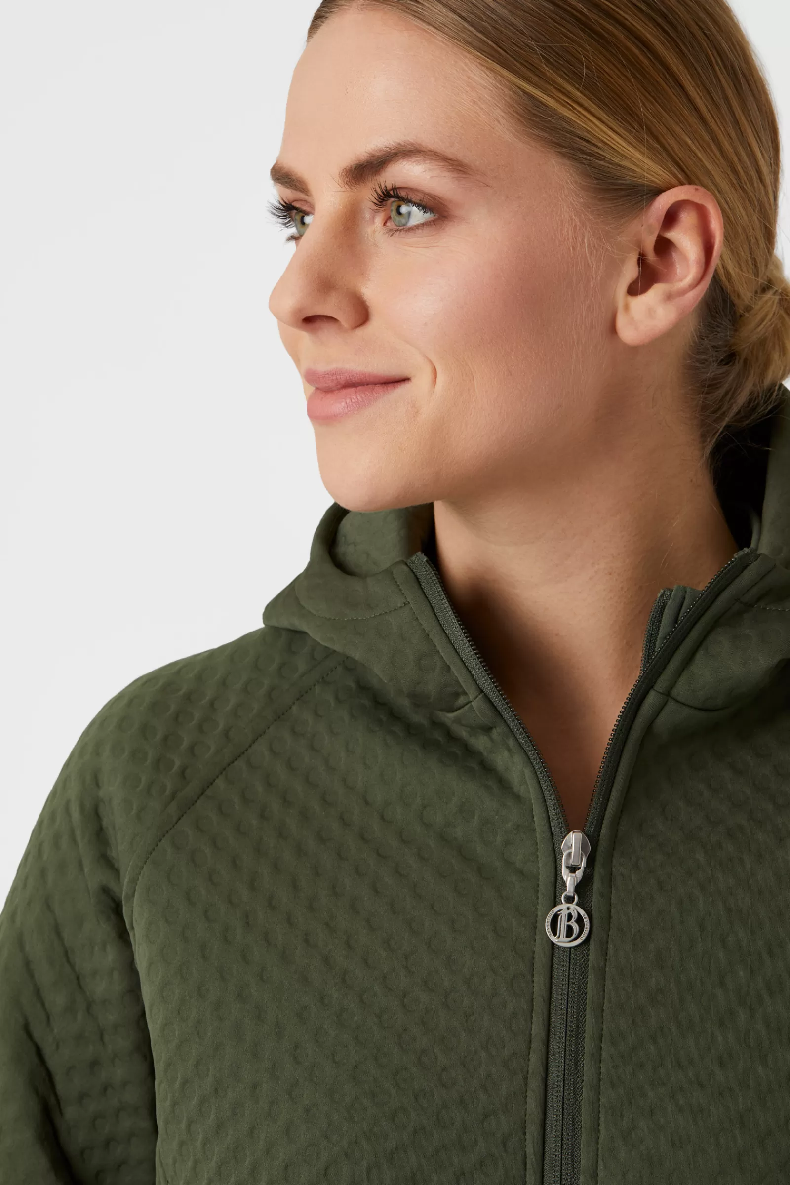Outlet bvertigo B Vertigo Norah Naisten Huppari Scuba-Materiaalista Wild Grass Green