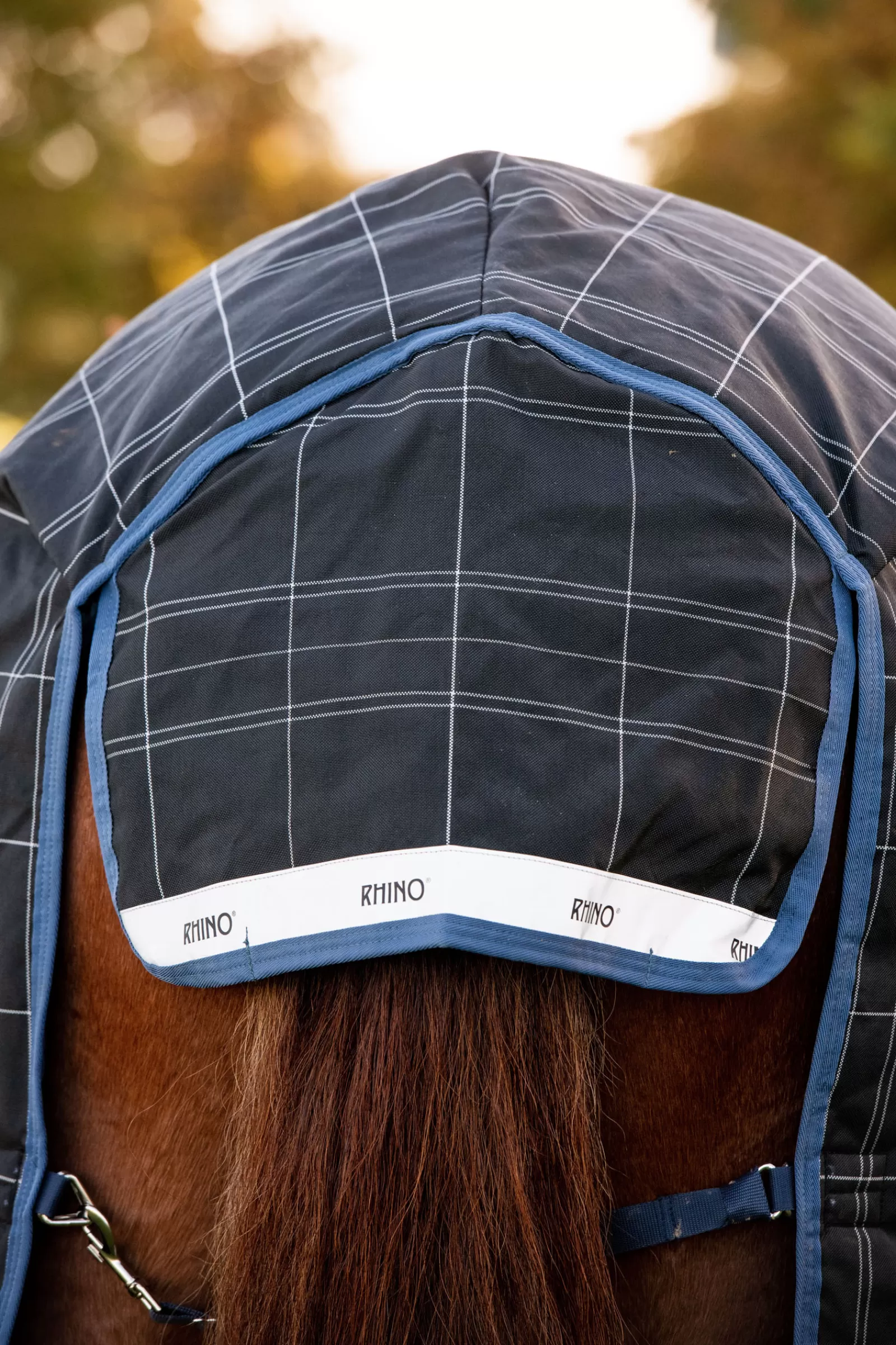 horseware Rhino Reflectech Plus Vari-Layer Ulkoloimi, Sis. Irrotettavan Kaulakappaleen, 250 G Midnight Dark Blue/ Indigo Blue Flash Sale